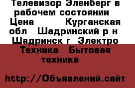 Телевизор Эленберг в рабочем состоянии › Цена ­ 700 - Курганская обл., Шадринский р-н, Шадринск г. Электро-Техника » Бытовая техника   